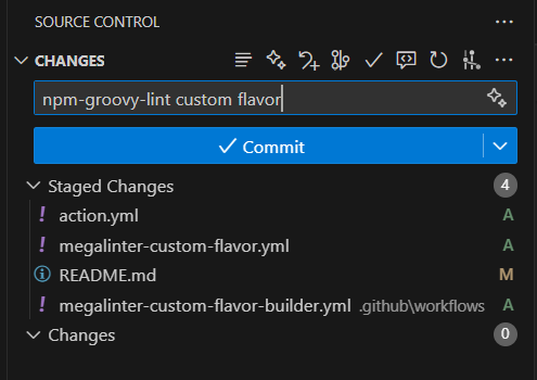 Commit in VS Code